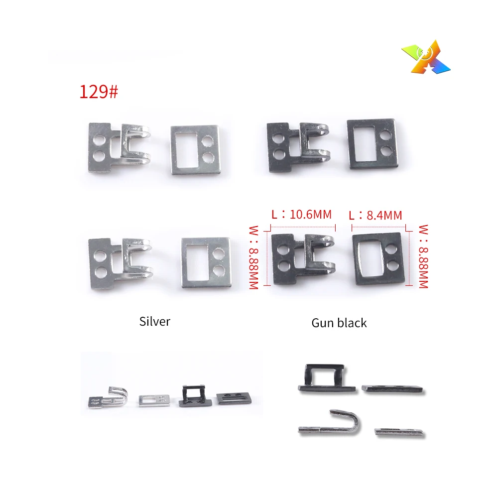 Customized High Quality Fashion Hook And Bar trouser hook and bar 4 Parts Trouser Hook