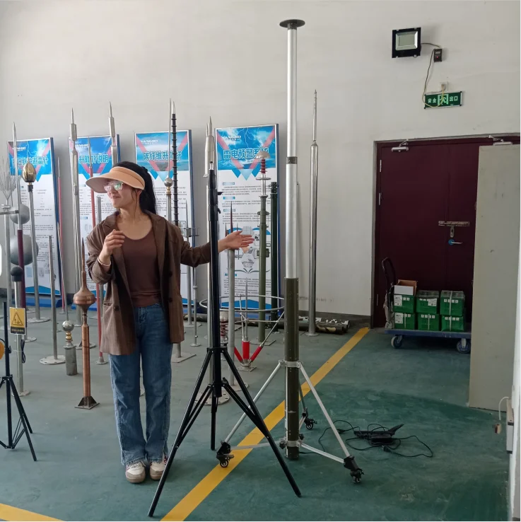 Mobile Solar Light Tower Telescopic Mast Light Tower