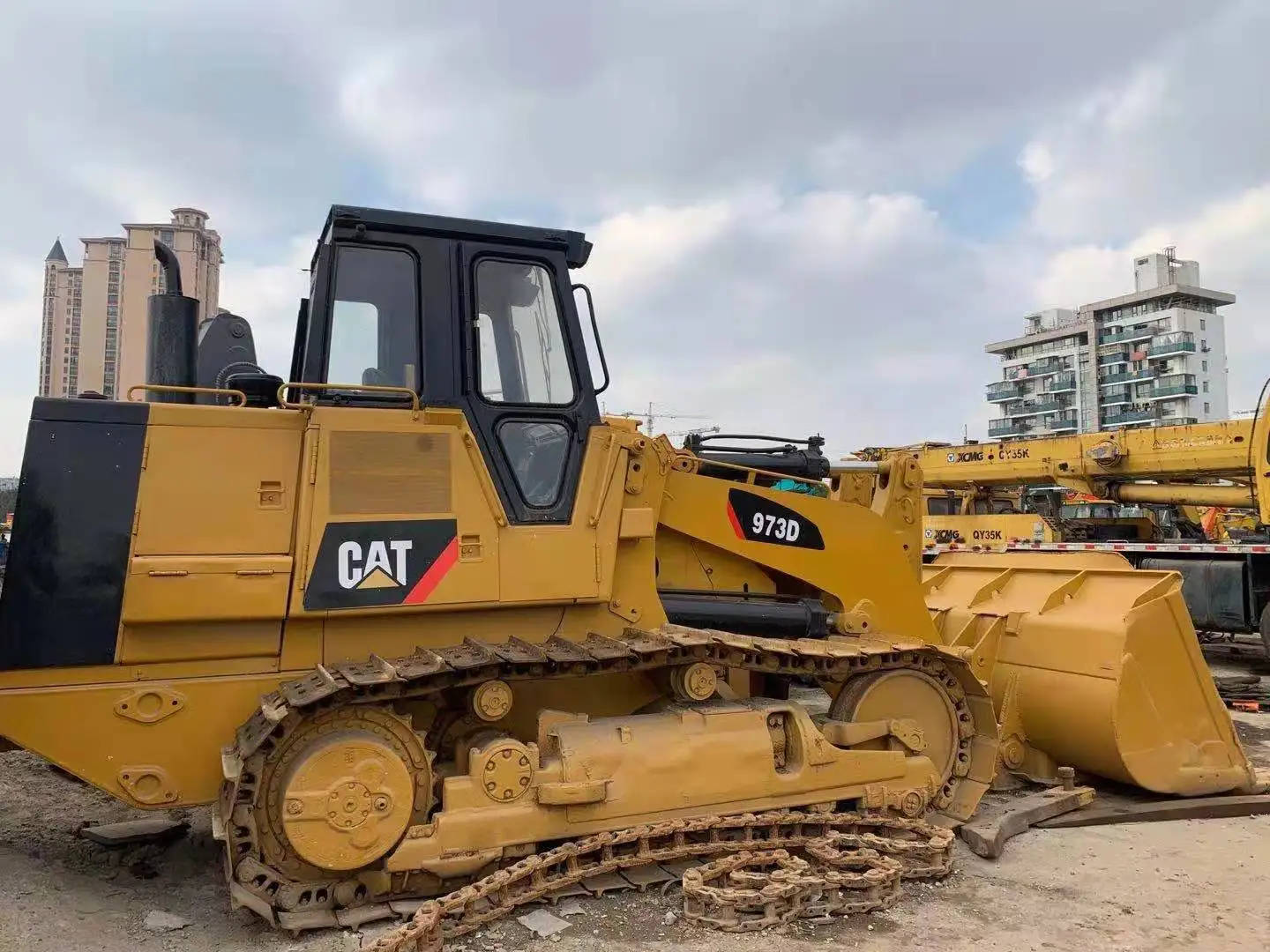caterpillar used loaders, High quality cat 973D front loaders for sale