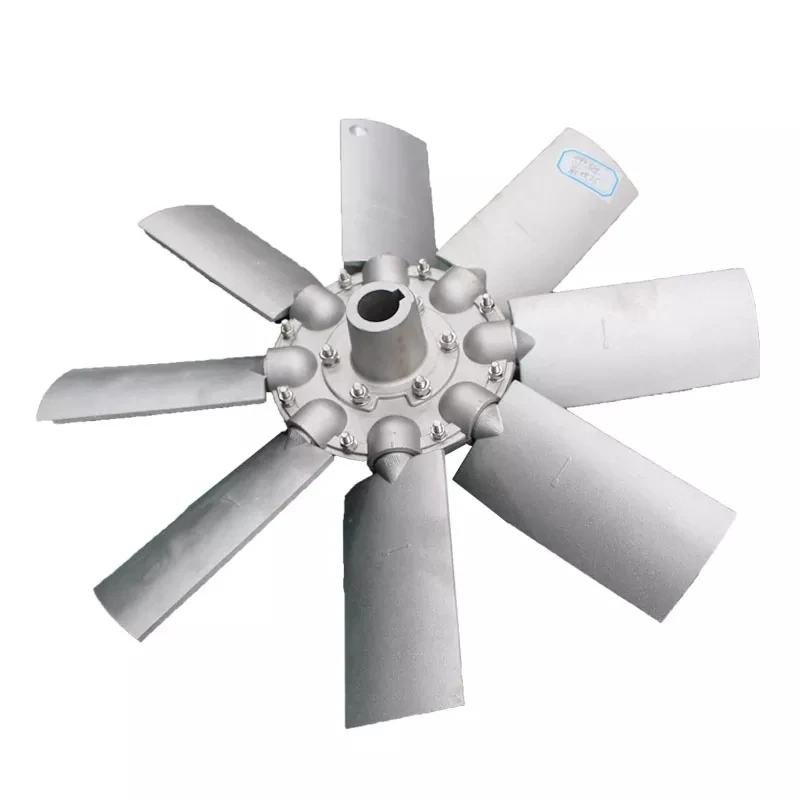 Axial fan parts Aluminium alloy exhaust fan impeller with different types