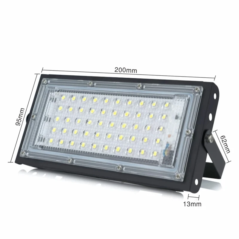 High Quality 50 Watt Waterproof Ip65 Ac 220v 230v 240v Solar Lights Streetlight Road Lamp Dusk Dawn Garden Led Flood Light