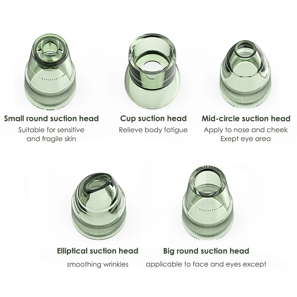 BR015 Wholesale New Blackhead Remover with Heating Compress Adjustable 3 Levels of Suction Power Pore Vacuum Removal Tool