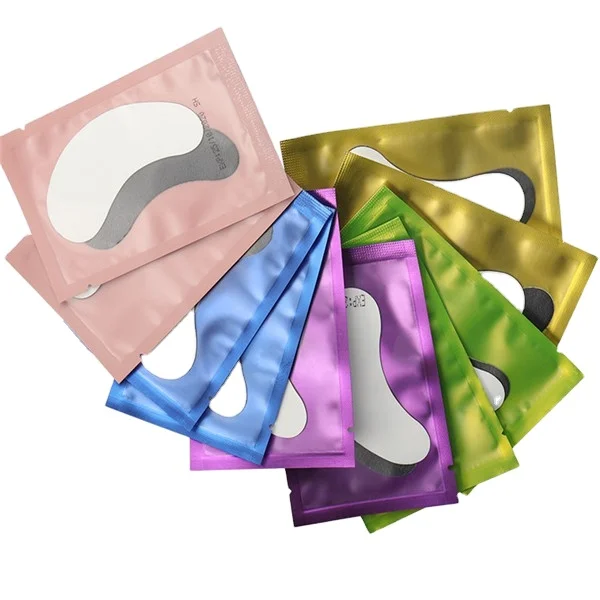 Высококачественные одноразовые безворсовые накладки для наращивания ресниц под глаза розы