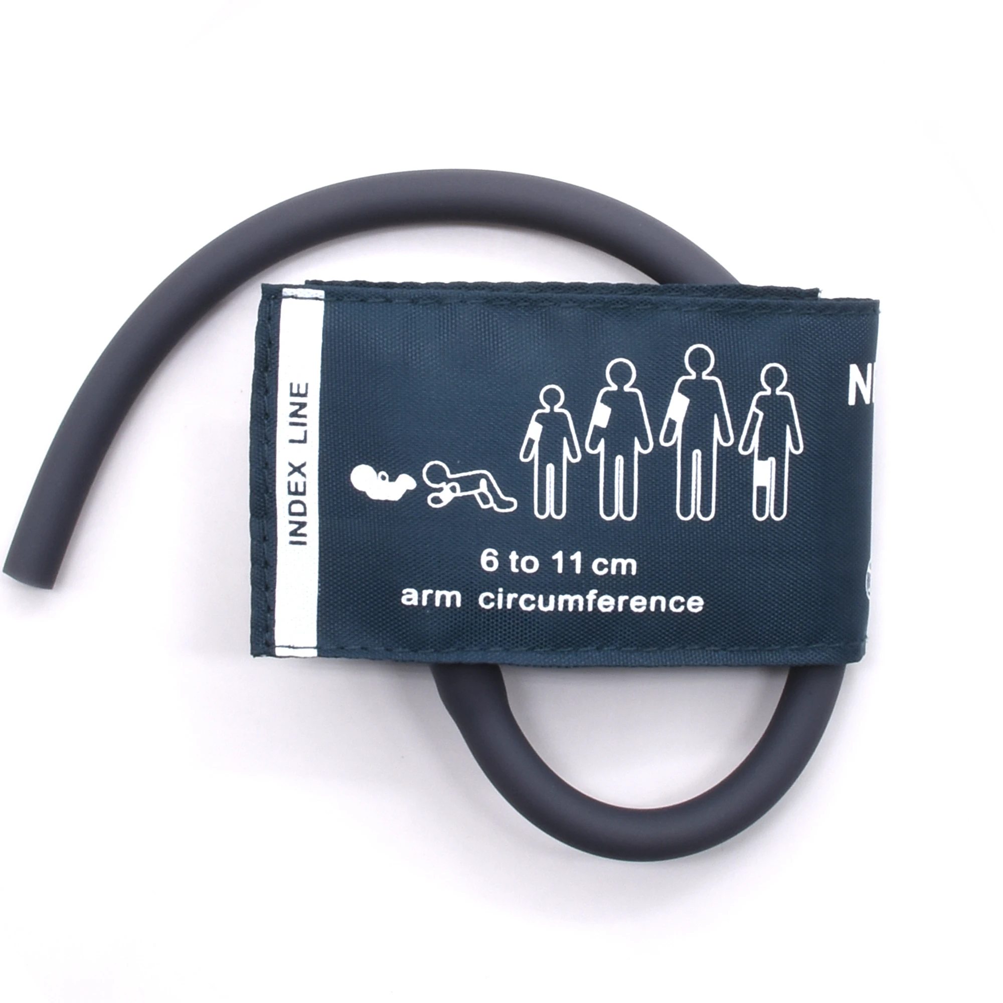 Mindray Edan Comen Medical Consumables Reusable Nylon Neonate NIBP Cuff 6-11cm Single Tube/Double Tube BP Cuff