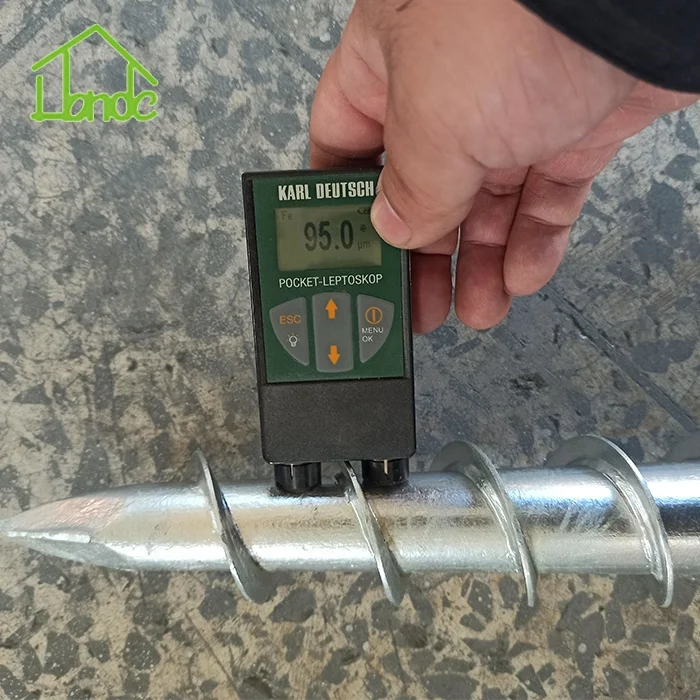 580mm Length No Dig Ground Screw Pole Anchor Post Flag Pole Base Ground Mount