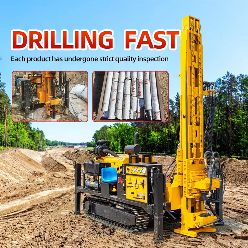 600m Hydraulic rock core Drill Machine Geotechnical Exploration Borehole Mining Drilling Rig