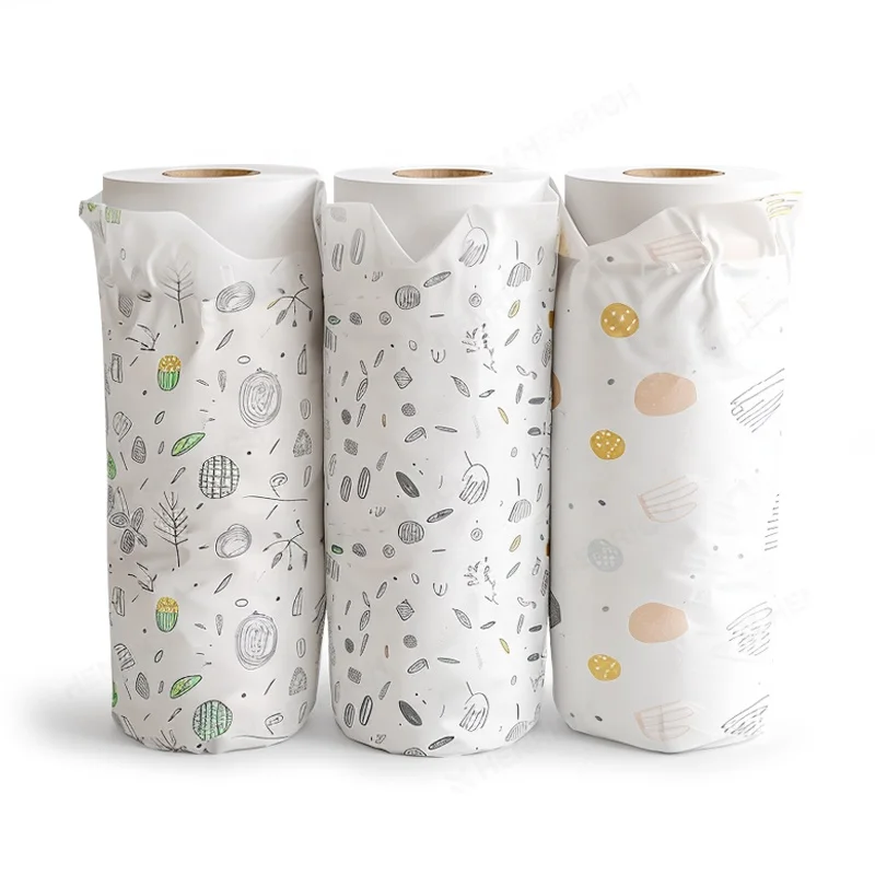 Factory Wholesale Eco-friendly Cleaning hand towel bamboo Pulp Reusable Kitchen Towel