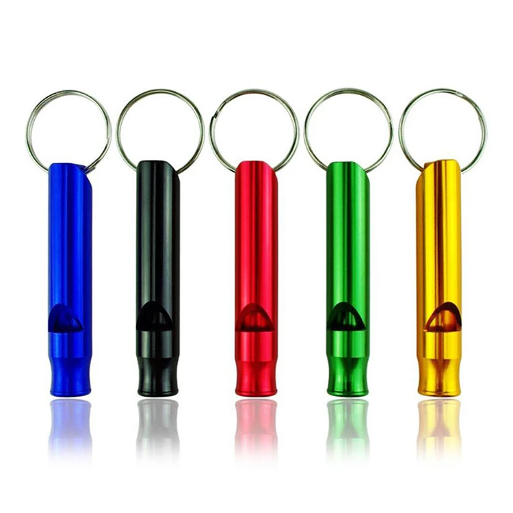 Multifunctional Aluminum Emergency Survival Camping Hiking Whistle for Outdoor Sport
