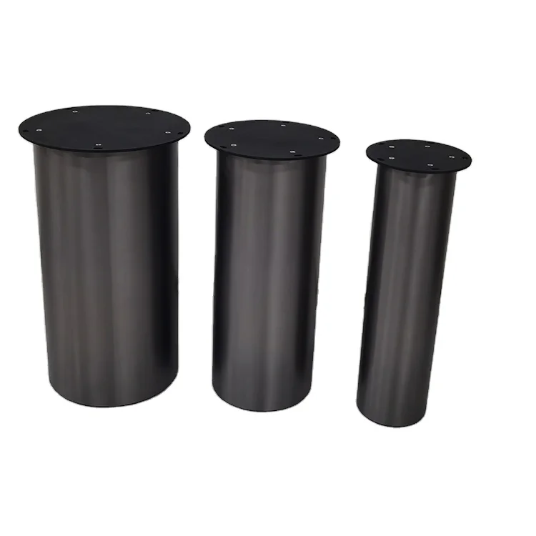 Egg shaped dining table legs with large medium and small circular legs Stainless steel marble  Combination table leg bracket