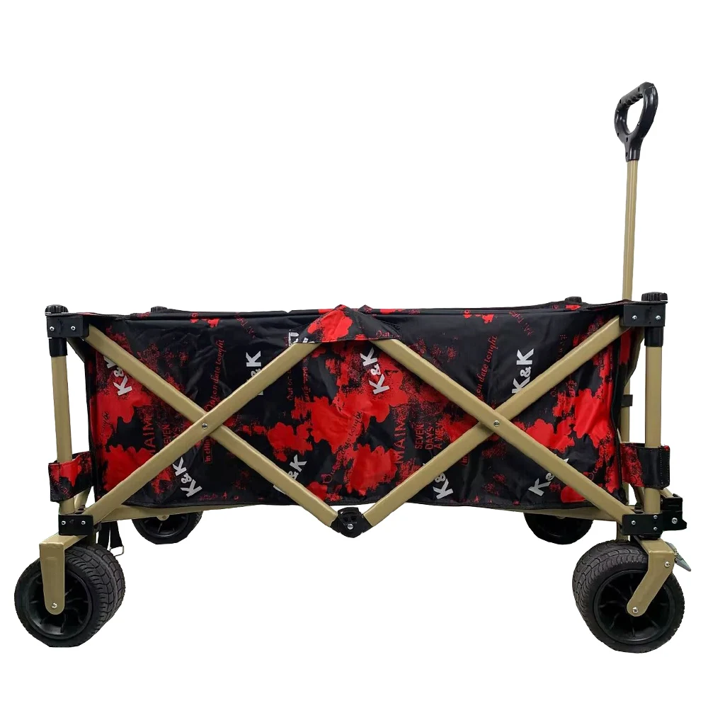 hot selling products Beach Wagon Folding Beach Trolly Folding Wagon Camping Wagon Cart