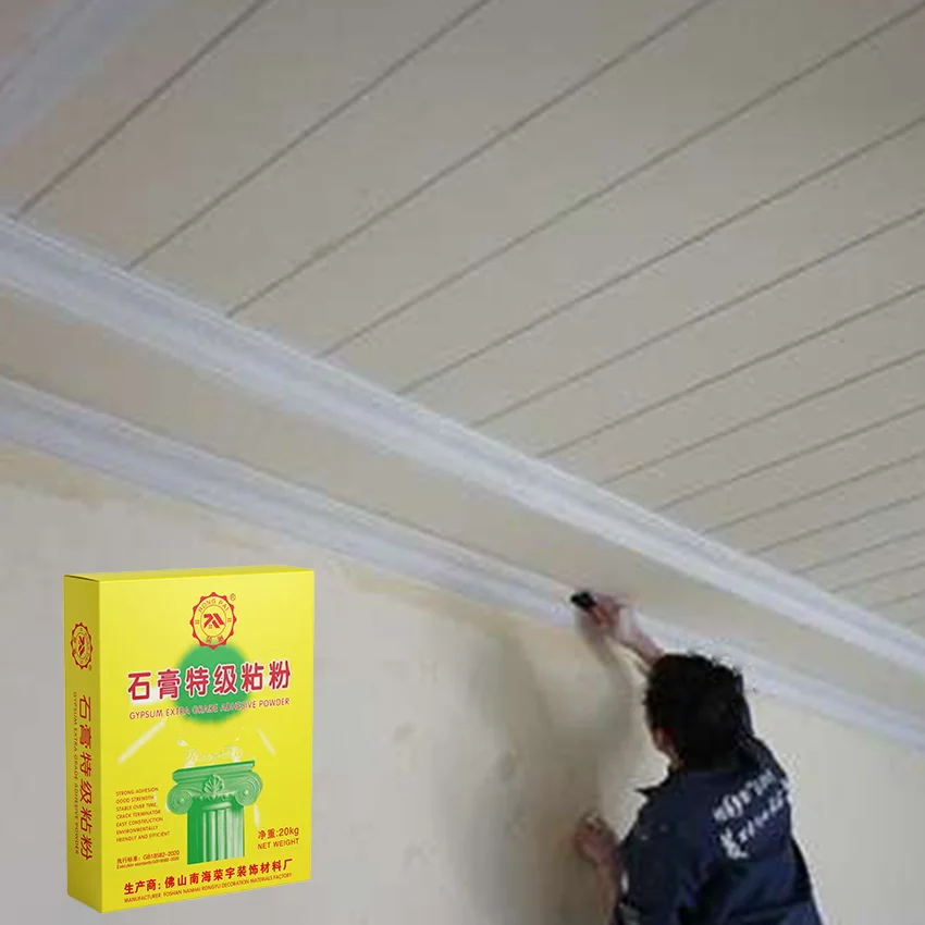 China Factory Seller Plaster Line Install Gypsum Glue Powder For Plaster Cornice Install