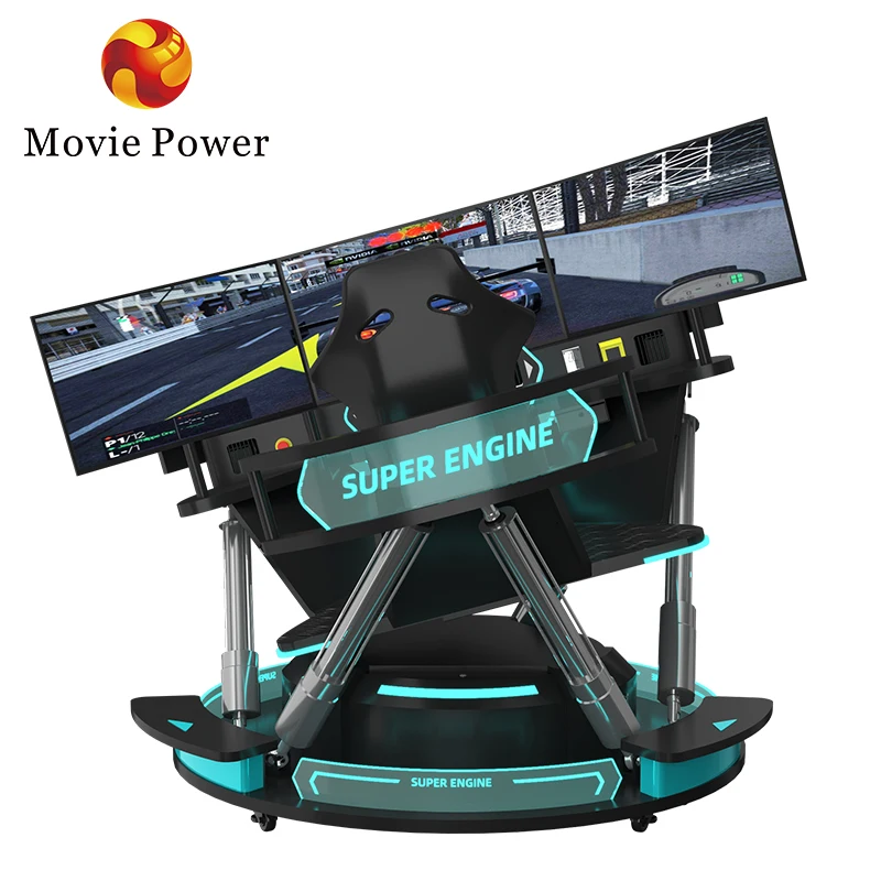 Гоночный симулятор движения гидравлический вождения 6 dof motion platform развлекательные машины для продажи