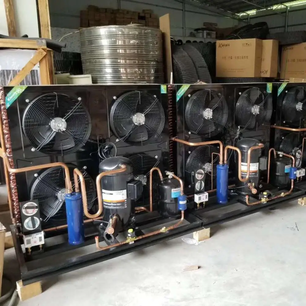 
Super manufacturer cold room storge equipments air cooled copper condenser used for cold room refrigeration unit 