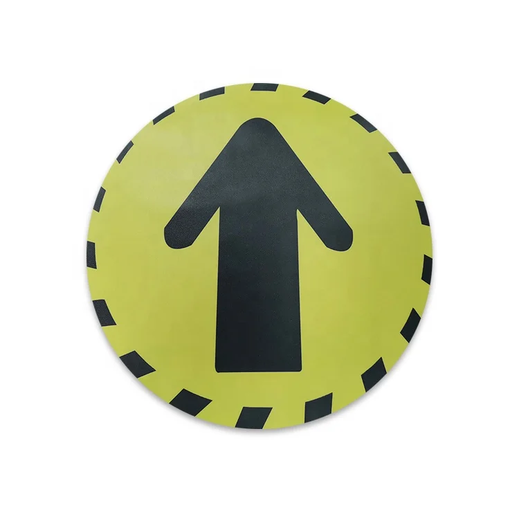 Wholesale custom sizes keep your social distancing floor signage decal sticker for safety