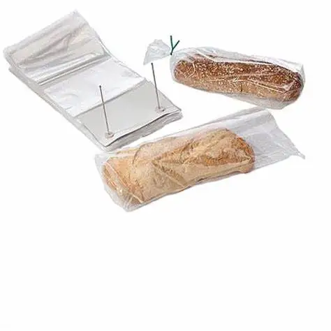 Custom Logo Printed Plastic Micro Perforated Wicket Bag Heat Seal Gusset Pouch for Bakery Packaging Food Packaging Bread Storage