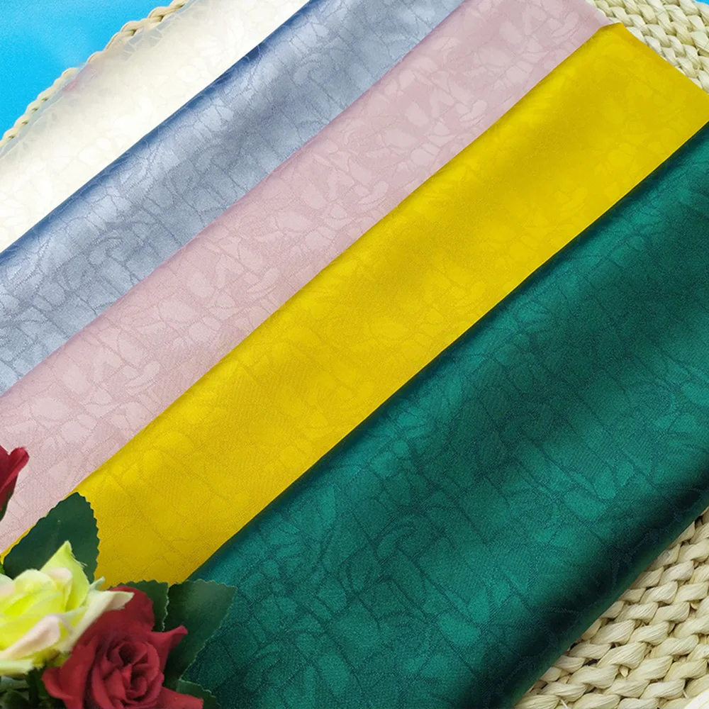 Жаккардовая ткань 50D из искусственного шелка стрейчевая атласная полиэстера костюм для женщин пижама