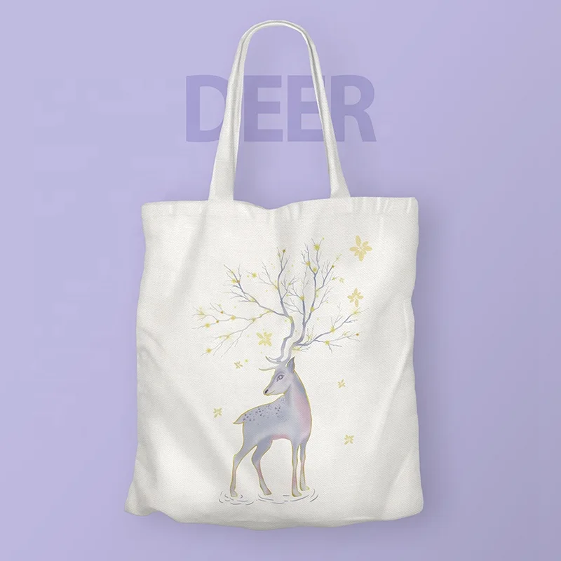 Huiyi Washable grocery folding shopping trolley cute animal large reusable shopping bags