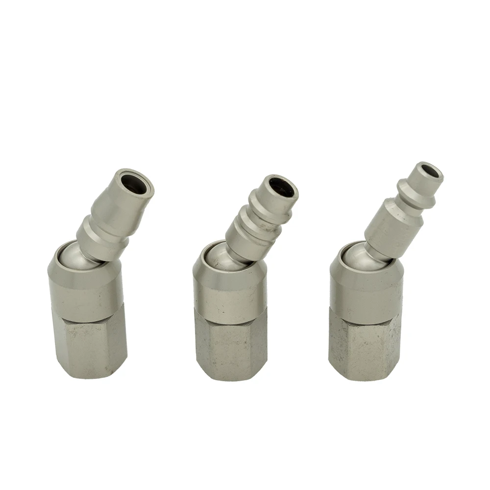 New Quick Release Couple Universal 360 Swivel Air Hose Connector Flow Universal Joint Air Fitting Air Line Hose Fitting