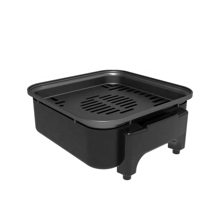 Smokeless Barbecue Grill Cast Iron Electric BBQ Grill Mini Griddle Pan Electric Grill Pan plate
