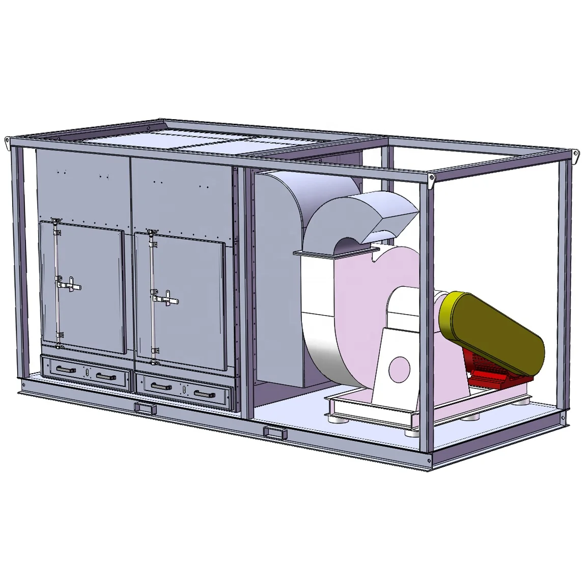 
Glorair Portable Dust Collector, Trailer Mounted Cartridge Dust Collector 