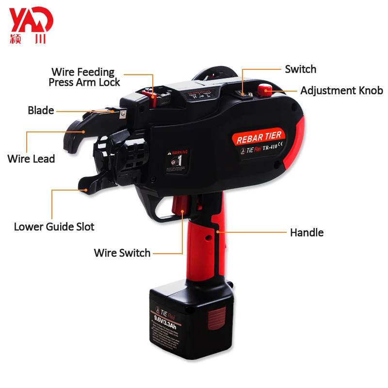 steel strip bundle wire binding machine automatic max rebar tier tying machine