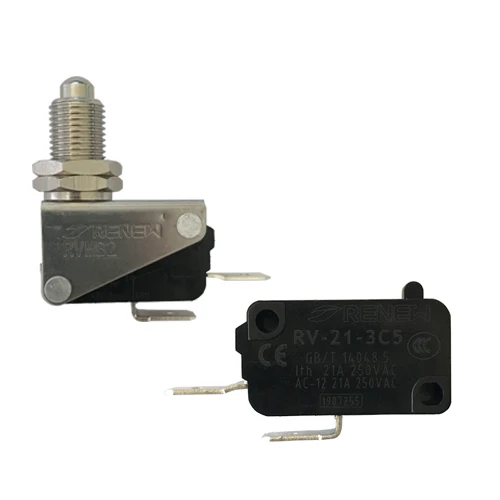 Обновление 2 металлические штифты для крепления на панель 21A кнопочный Микровыключатель