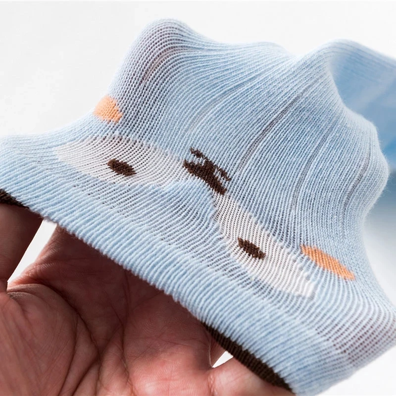 Lovely Unisex Baby Socks Cotton Fax Cat Infantil Meias Anti-slip Sox Baby Girl Boy Knee High Socks Casual Knitted Toddler Socks