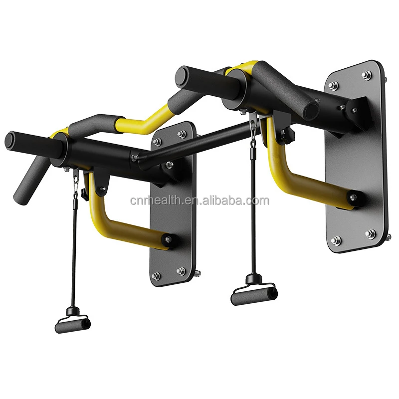  Home Wall Mounted Horizontal Bars Wide Anti-Slip Pad Gym Workout Chin Up Pull Training Bar Sport Fitness
