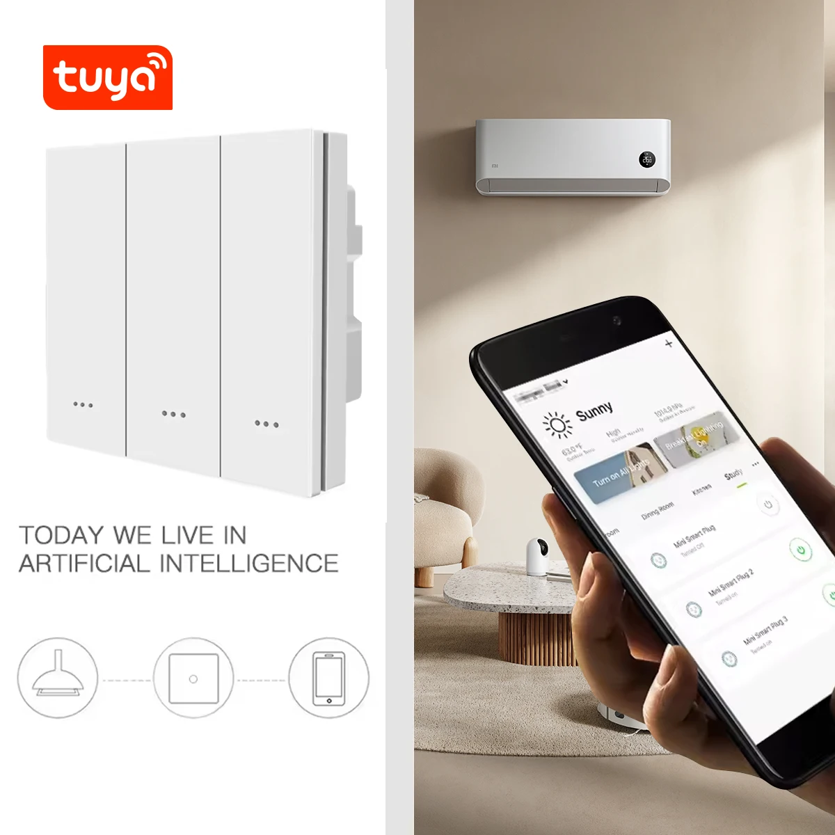 1/2/3/4 Gang Tuya релейный модуль переключатель 16A Zigbee Wifi умный коммутатор модуль голосового управления интеллектуальный домашний автоматический выключатель