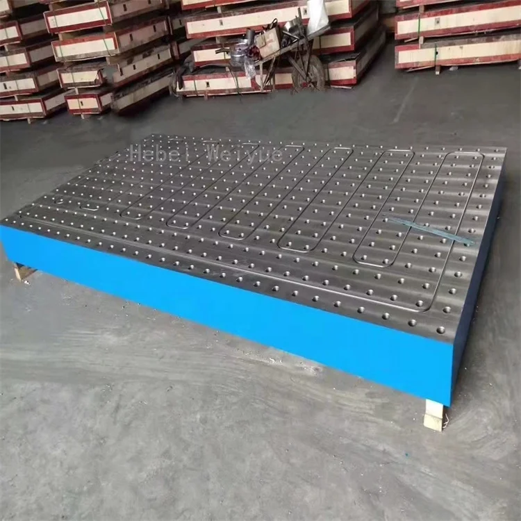 3D Cast Iron Steel Welding Table Nitrided With Measuring Scales and Accessories