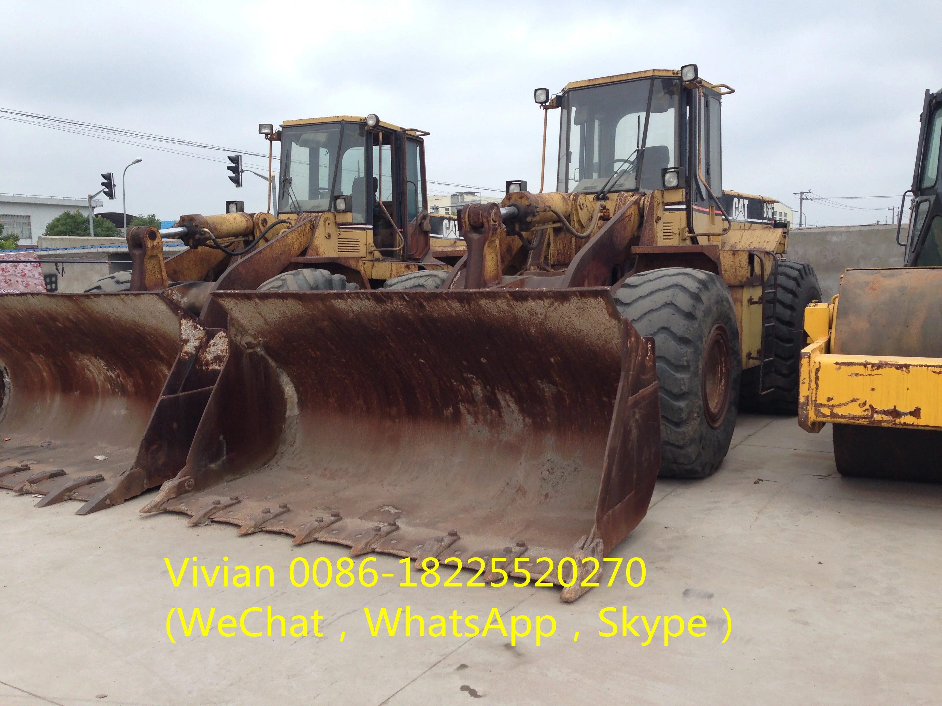 Used model Cat 966F Hydraulic wheel loaders in stock hot