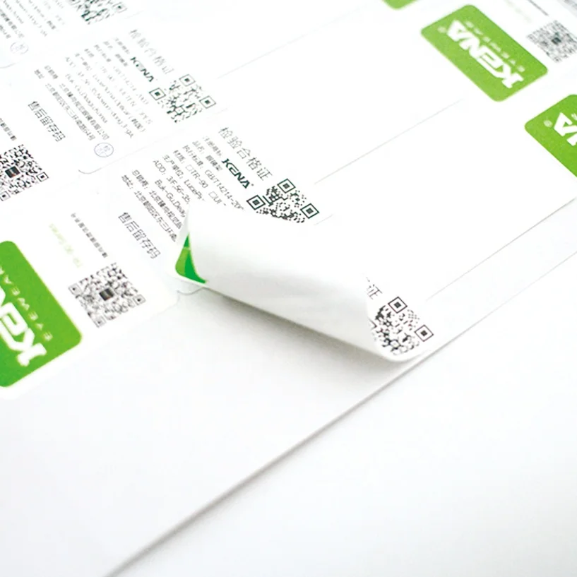 Wholesale price customized luxury glasses or jewelry management label tag sticker with barcode label for anti-theft luxury