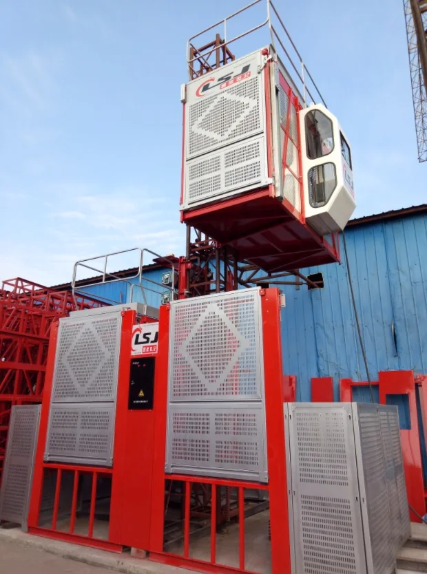 CLSJ Passenger Hoist Mast Section Construction Building Elevator Material Hoist Lift GJJ SC200/200