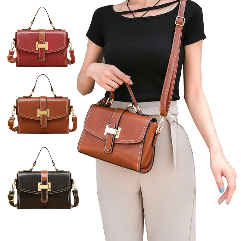 
EM591 New 2021 PU Leather Fashion Tote Shoulder Bag Selling From Wholesale Handbags Ladies 