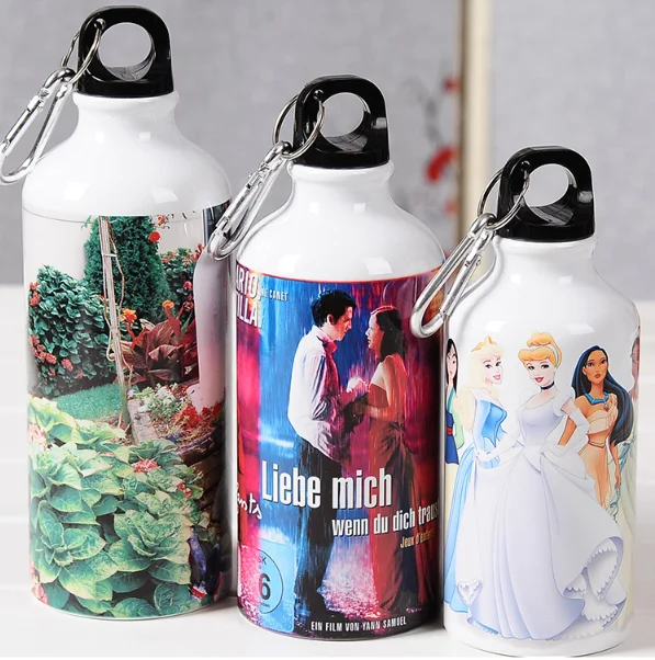 
Recycled aluminum bottles 