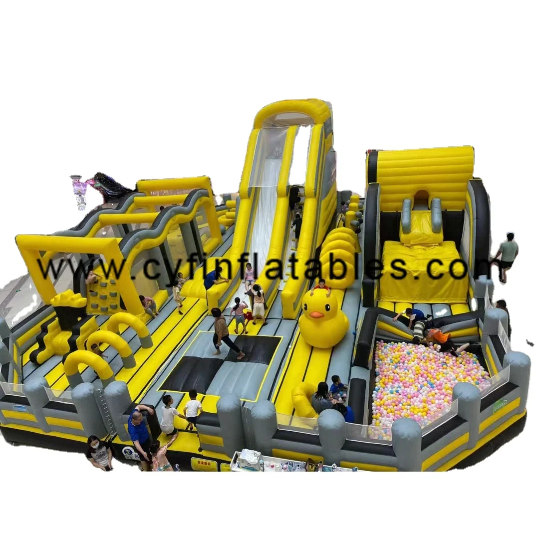 Commercial Indoor and Outdoor Jumper Bouncer Bouncy Jumping Castle Yellow Duck Inflatable Bounce House Party for Kids and Adult