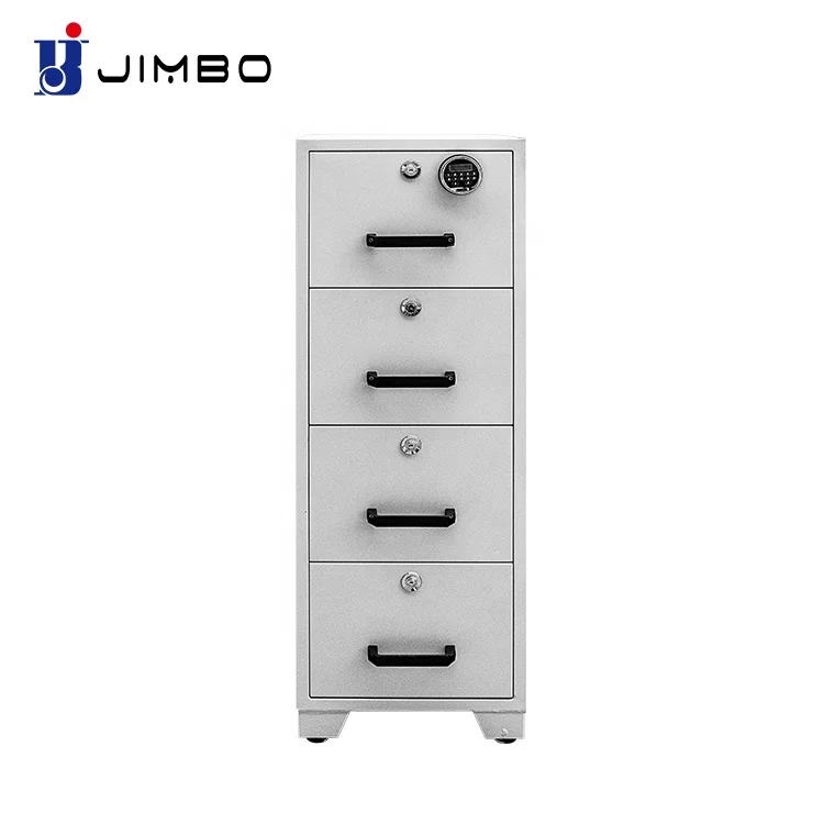 JIMBO Metal Office File Storage Furniture Iron Full Height Swing Steel Cupboard Filing Cabinet
