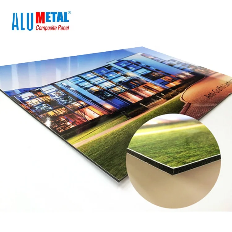 PE Aluminum Composite Panel Printable ACP Facade Materials Aluminum Composite Panel
