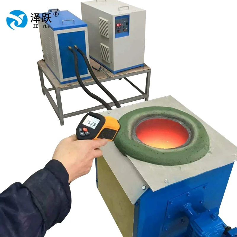 factory price electric 10kg scrap iron melting furnace manufacturer for metal melting