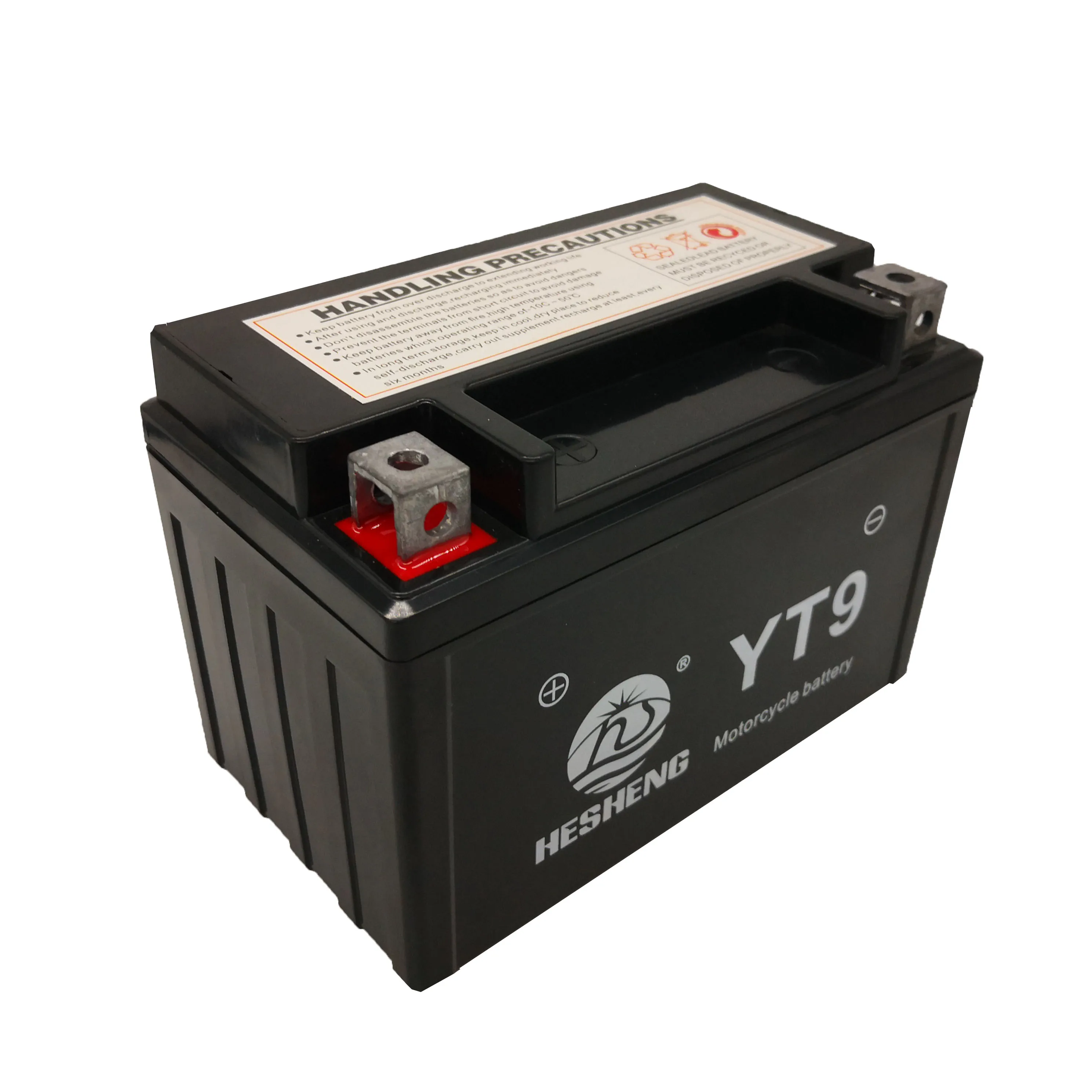 
12V9ah Motorcycle Battery YT9 Maintenance-free lead-acid battery 