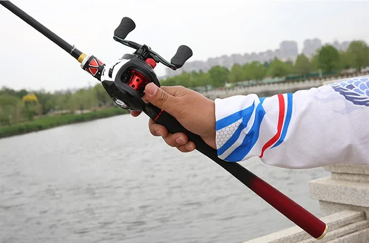 Factory price 2 Sections 2.4m Action Best Value Carbon Spinning Fishing Rod