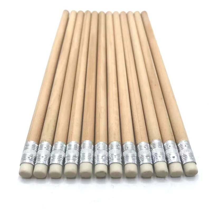 Cheap Price 7.5' Round Writing HB Pencil Drawing Sketching Pencil Natural Wood Gift Pencil
