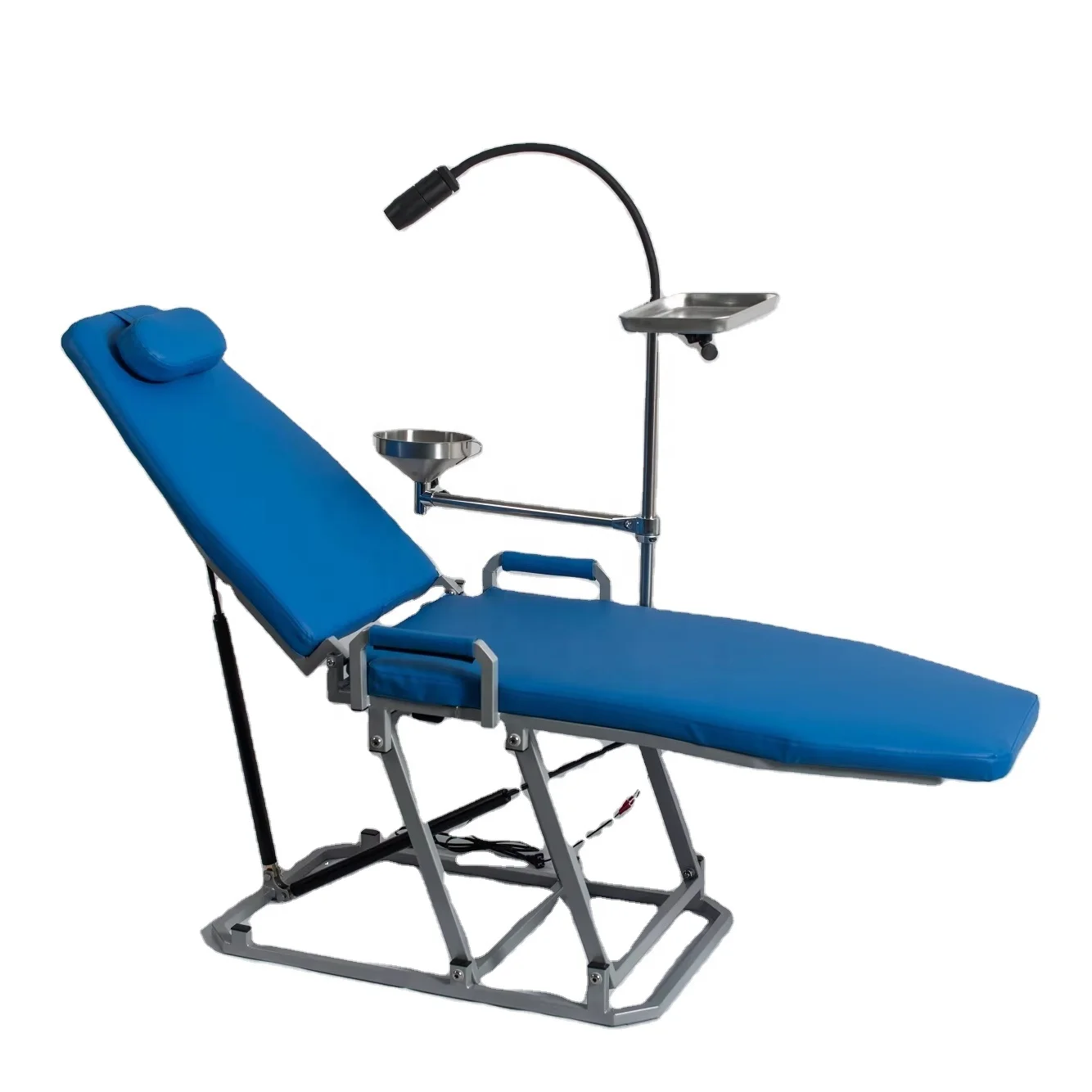 Blue color light weight and folding design cost-effective dental chair