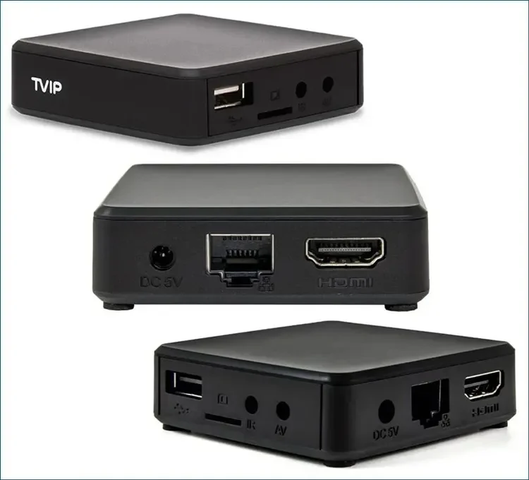 Лучший TVIP 710 S905W2 1G 8G Android 11 Linux ТВ приставка потоковая передача смарт-приставка поддержка протального IPTV медиаплеера TVIP710