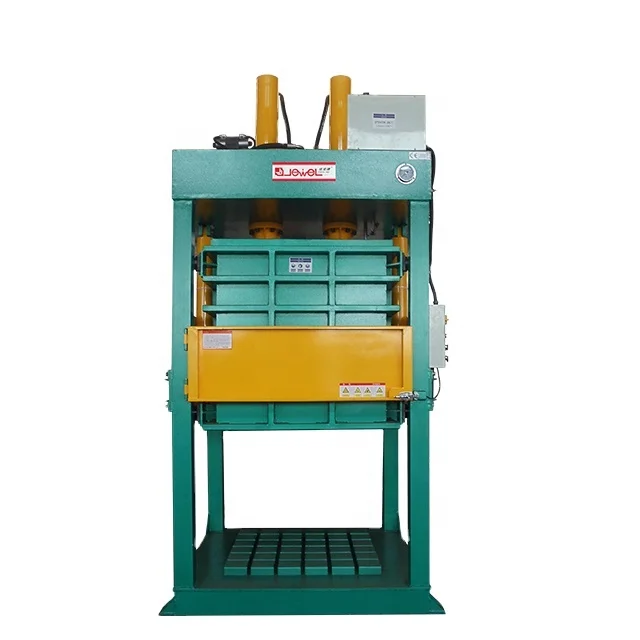 Vertical Hydraulic Used Clothes Press packing machine /Textile Baler machine/second hand clothes recycling machine
