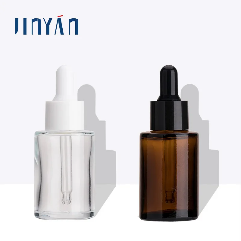 Wholesale luxury Frosted black glass dropper bottle essential oil container 30ml 50ml 100ml