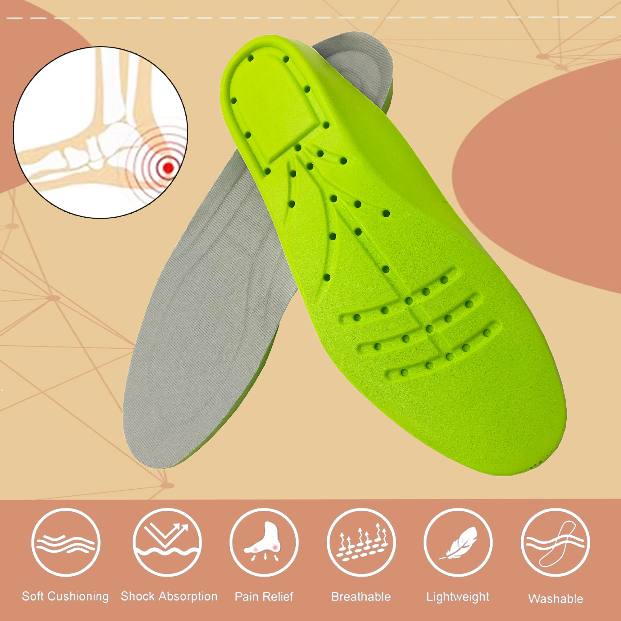 pu insoles for shoes orthopedic insoles for work boots