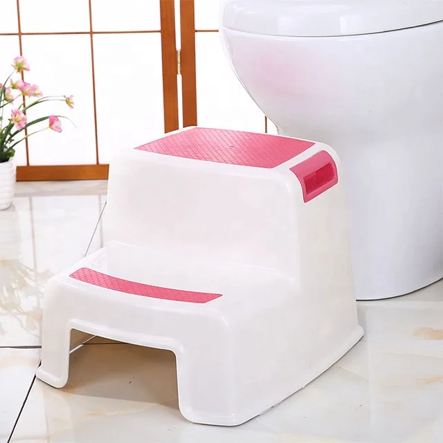 Non Slip Ladder Toilet Potty Training Stool Seat for Kids Baby Tool