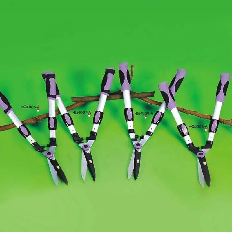 Carbon Steel Blade Garden Lopper and Hedge Shears Oval Telescopic Aluminium Handle Pruner Pruning Tools Clipper Secateurs