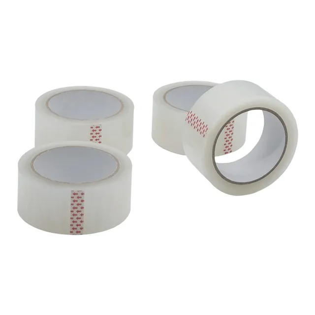 opp transparent branded shipping box cello sealing clear bopp packing adhesive tape
